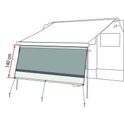 STORE FIAMMA PAROI FRONTALE BLOCKER 400