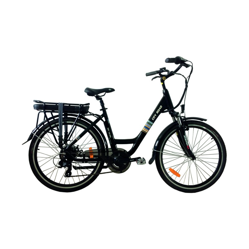 VELO ELECTRIQUE CITY ROAD 10.4 Ah - 26 POUCES NOIR