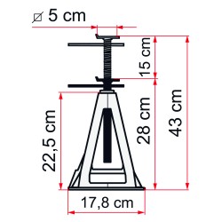 CHANDELLE FIAMMA ALU PAR 4
