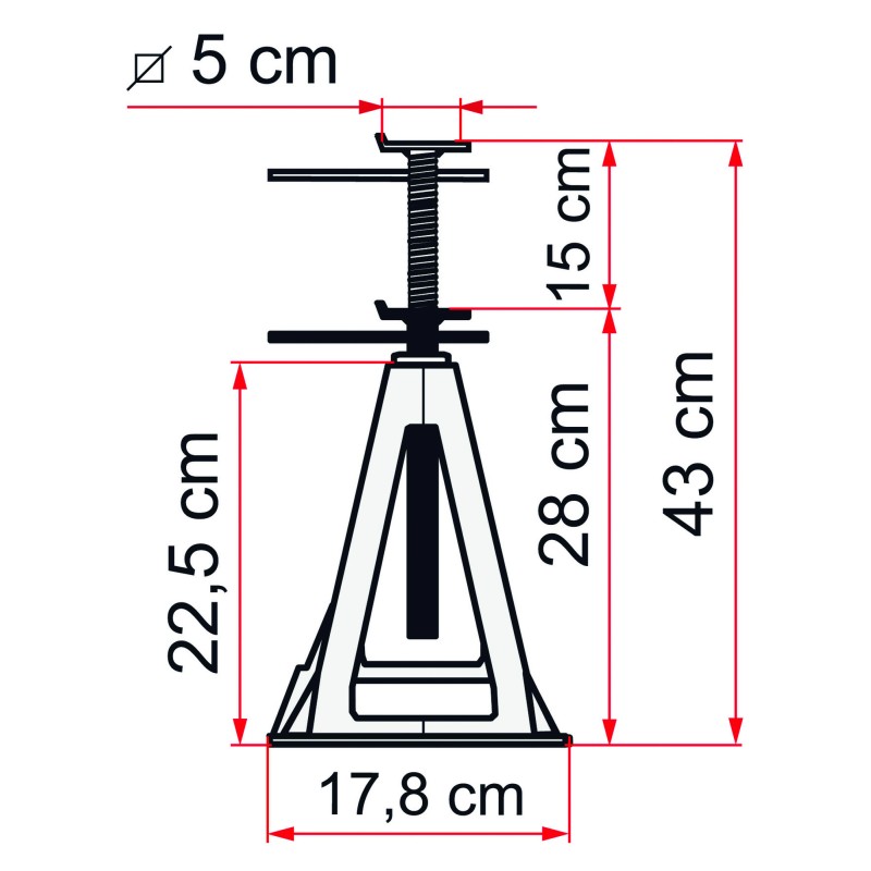 CHANDELLE FIAMMA ALU PAR 4
