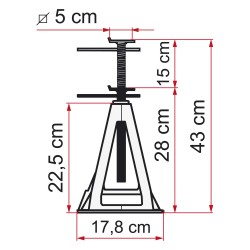 CHANDELLE FIAMMA ALU PAR 4