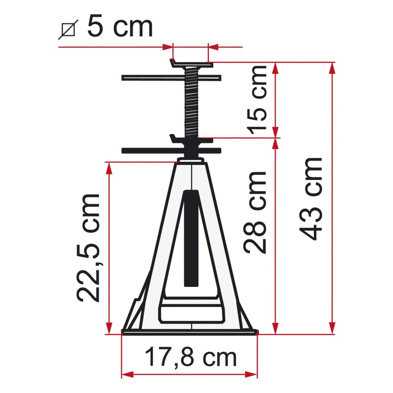 CHANDELLE FIAMMA ALU PAR 4