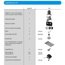 KIT RENFORT SUSPENSIONS DUCATO APRÈS 2006 X250 AVEC FREINS PARKING ÉLECTRIQUE