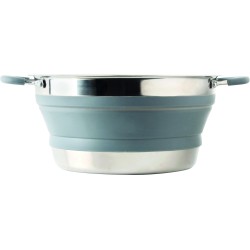 FAIT-TOUT PLIABLE VOLCANO FOLD-AWAY EN SILICONE ET INOX Ø 24 CM BRUNNER