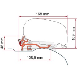 KIT DUCATO JUMPER PEUGEOT BOXER 2006 H2 - L2 / L3 FINITION - FIAMME