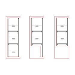 RANGEMENT SOUTE FIAMMA GARAGE SYSTEM STANDARD