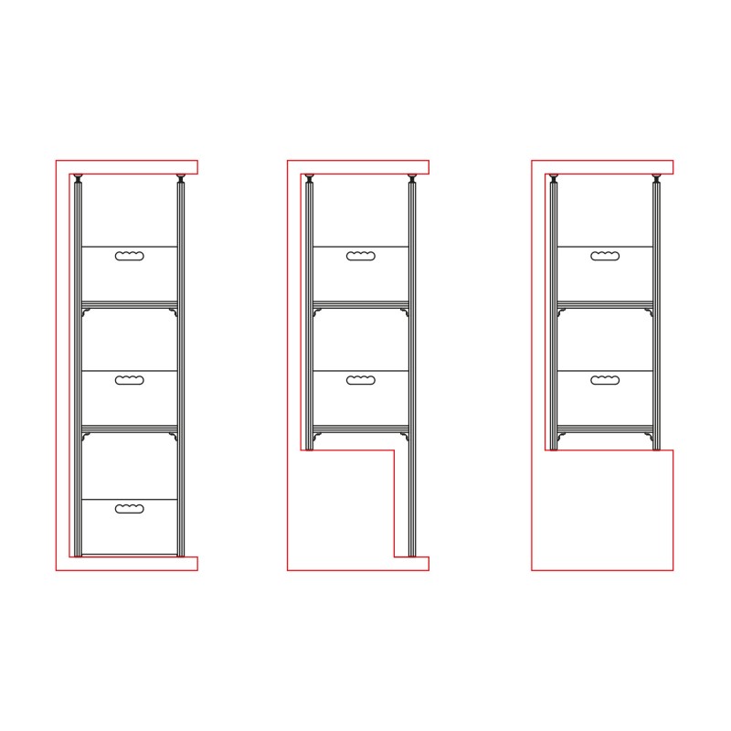 RANGEMENT SOUTE FIAMMA GARAGE SYSTEM STANDARD