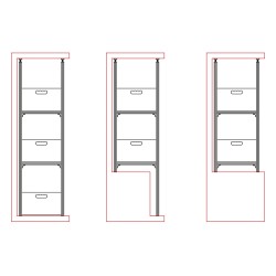 RANGEMENT SOUTE FIAMMA GARAGE SYSTEM STANDARD