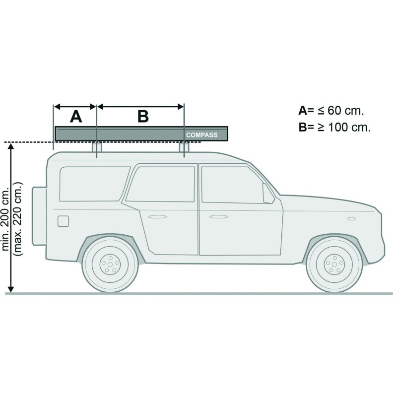 STORE FIAMMA COMPASS 260 - 2,60M