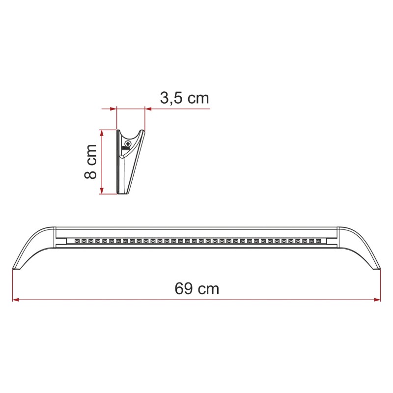 ÉCLAIRAGE DE STORE À LED FIAMMA AWNING LIGHT GUTTER