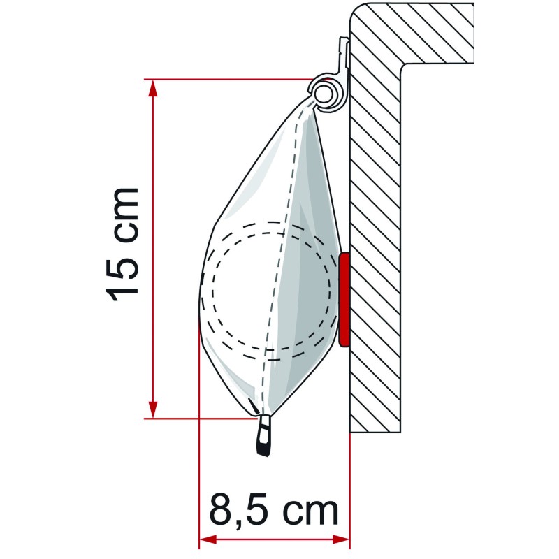 STORE FIAMMA CARAVANSTORE XL 410 - 4,10M