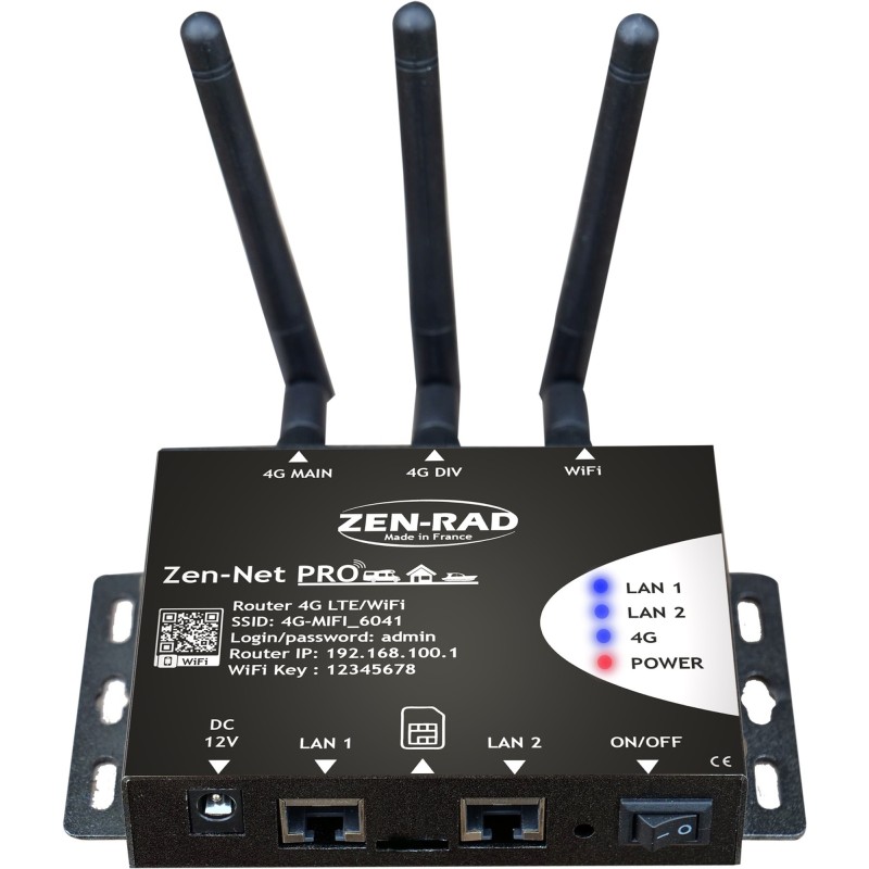 KIT ROUTEUR 4G AVEC ANTENNE AERO 5G BLANCHE