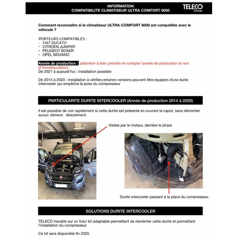 CLIMATISEUR MOBILE ULTRA CONFORT 6000 TELECO