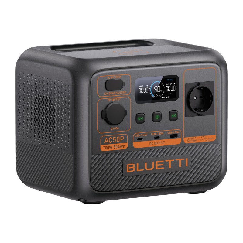 STATION D'ENERGIE PORTABLE AC50P 700 W / 504 Wh BLUETTI