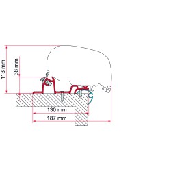 ADAPTATEUR CARAVAN STANDARD 320 F80