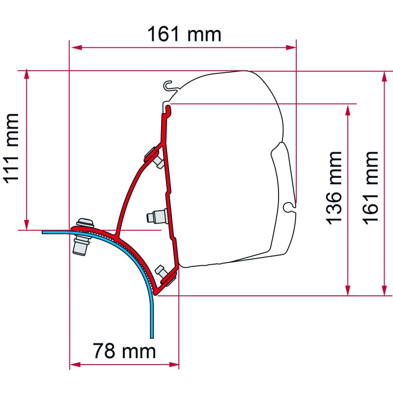 KIT VW T5 / T6 LIFT ROOF - DB F45S