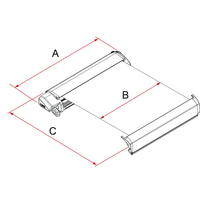 STORE FIAMMA F80S 370 - 3,70M