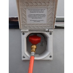 TUYAU DE GAZ AVEC RACCORD RAPIDE