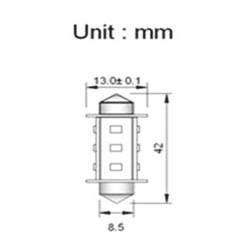 LED MOOVE SPADE SMD 3014 BAIONETTE BC
