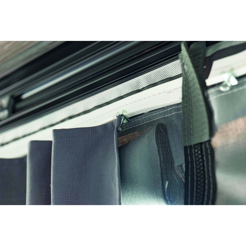 RIDEAUX POUR PRIVACY - CURTAINS KIT DARK GREY 2 PCS - FIAMMA