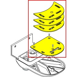 REHAUSSE SERRURE SAFE DOOR BLANC