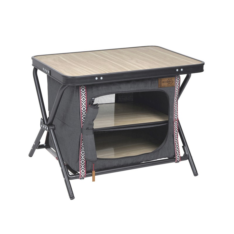 TABLE PLIABLE AVEC RANGEMENT VINTAGE