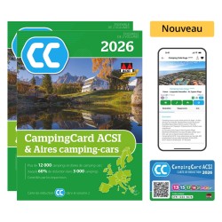 GUIDE CAMPING & AIRES DE CAMPING CAR + CARTE ACSI 2026