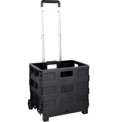 CHARIOT CAISSON PLIABLE 30L NOIR