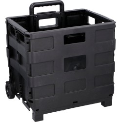 CHARIOT CAISSON PLIABLE 30L NOIR