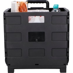 CHARIOT CAISSON PLIABLE 30L NOIR