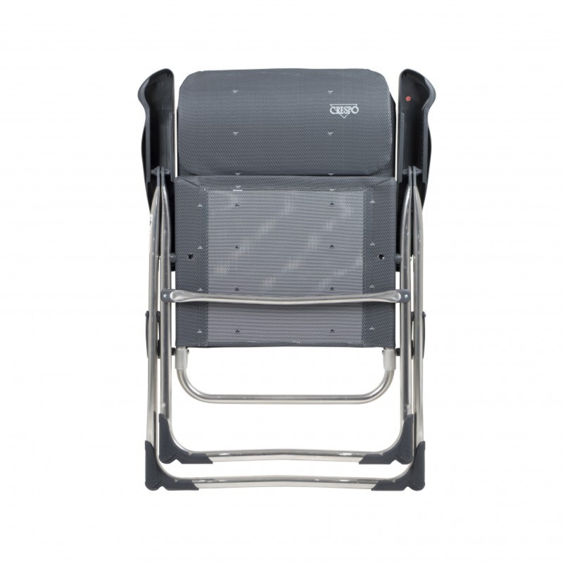 FAUTEUIL CLASSIC GRISE AVEC APPUI-TÊTE CRESPO PLAT