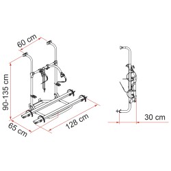 CARRY BIKE PRO HYMER/DETHLEFFS BLACK