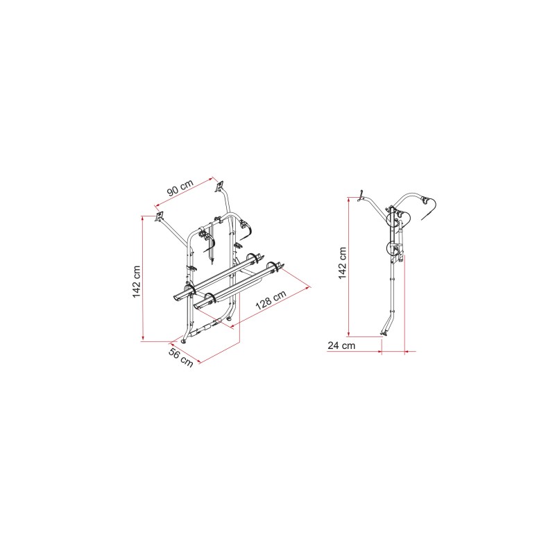 PORTE-VÉLOS VW T6 - FIAMMA