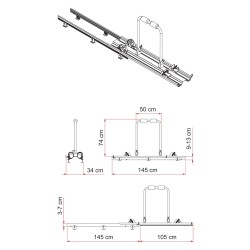 PORTE VÉLO FIAMMA GARAGE SLIDE PRO BIKE