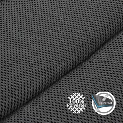 FAUTEUIL MATELASSE NOIR SKYE 3D - BRUNNER