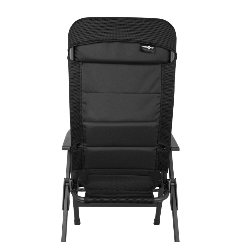 FAUTEUIL MATELASSE NOIR SKYE 3D - BRUNNER
