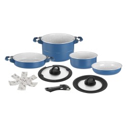 POPOTE CAREZZA MAGNET Ø 20 CM BLEU 7 PIECES BRUNNER