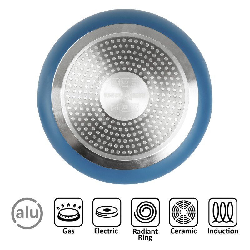 POPOTE CAREZZA MAGNET Ø 20 CM BLEU 7 PIECES BRUNNER