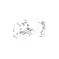 PORTE-VÉLOS VW T5 PRO DEEP BLACK - FIAMMA