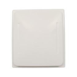 COUVERCLE LANTERNEAU BLANC 385 X 345 AVEC COMPAS MONTES