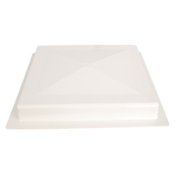 COUVERCLE LANTERNEAU BLANC 375 X 335 AVEC COMPAS MONTES