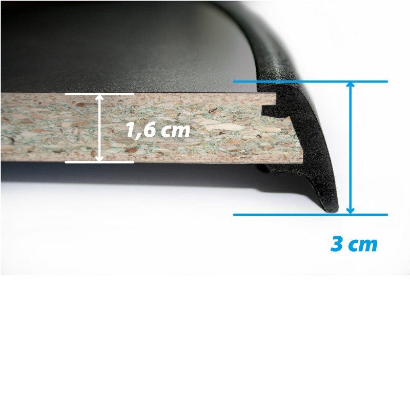 TABLE LINEAR BLACK BRUNNER