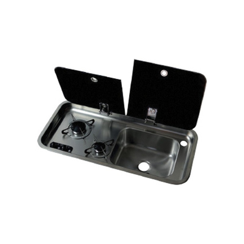 COMBINE 2 FEUX CUVE DROITE AVEC COUVERCLE - CAN