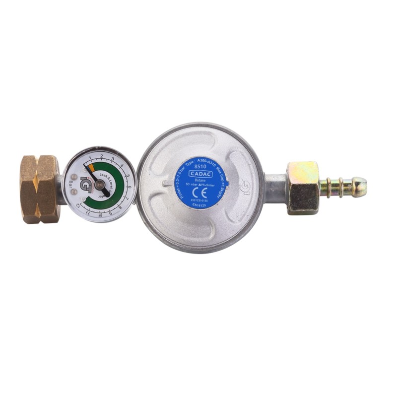 DETENDEUR UNIVERSEL AVEC REGULATEUR DE PRESSION ET MANOMETRE 85CM - OVERFLOW