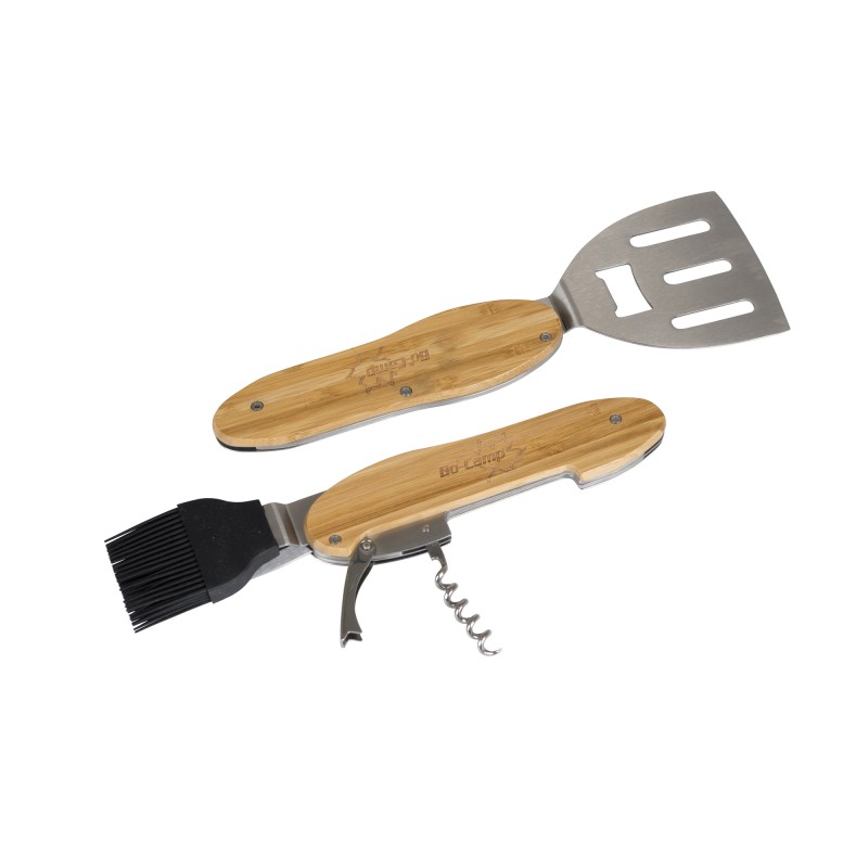 SET BARBECUE 5 EN 1 VINTAGE BAMBOU