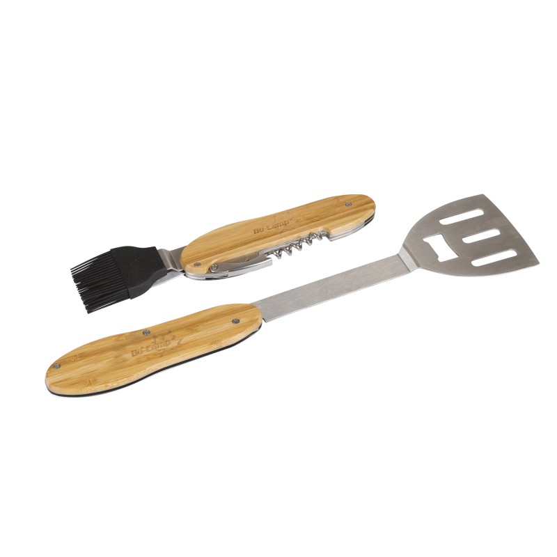 SET BARBECUE 5 EN 1 VINTAGE BAMBOU