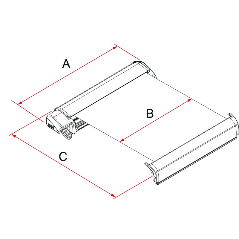 STORE FIAMMA F80S 370 - 3,70M