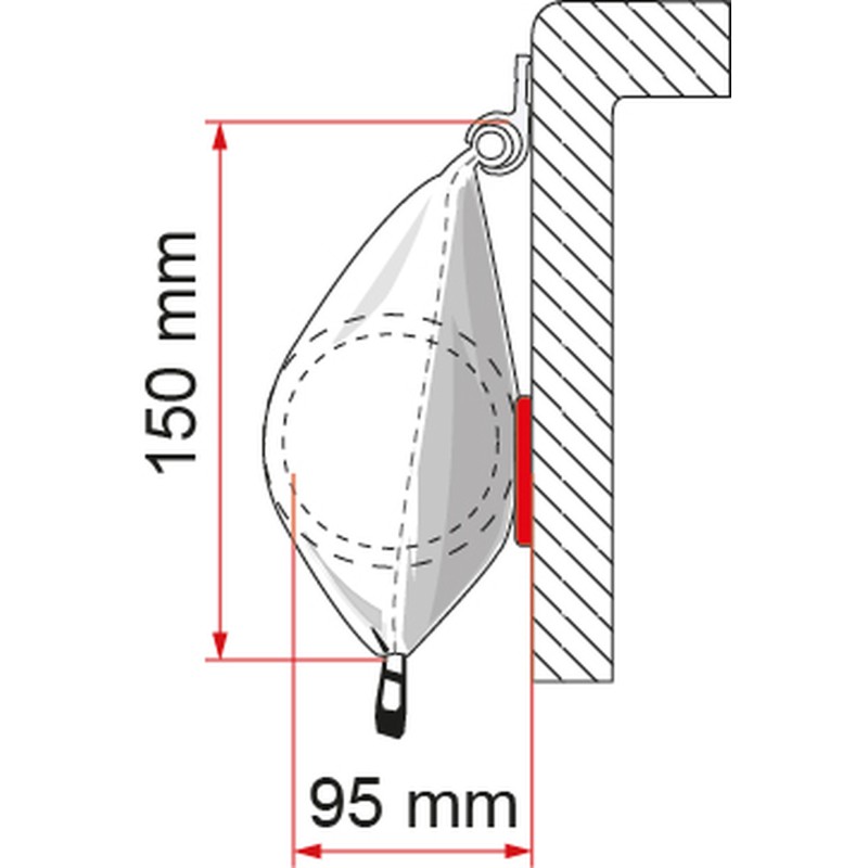 CARAVANSTORE XL 3.10 X 2.50 M BLACK