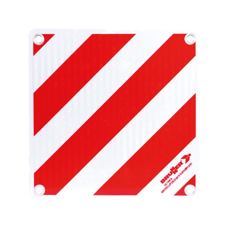 PANNEAU DE SIGNALISATION REFLECHISSANT ITALIE ZEBRA PL ALU BRUNNER
