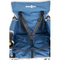 CHAISE HAUTE PLIABLE ACTION BABY EQUIFRAME AVEC TABLETTE BLEU BRUNNER